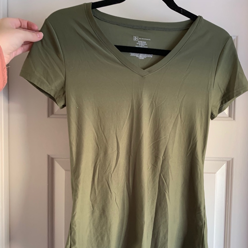 Olive Green T Shirt